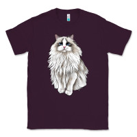 Plum Ragdoll Cat Classic Tee - LillyAllenDesigns