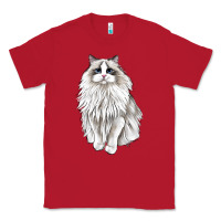Red Ragdoll Cat Classic Tee - LillyAllenDesigns