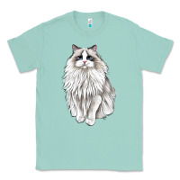 Seafoam Ragdoll Cat Classic Tee - LillyAllenDesigns