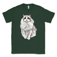 Sports Green Ragdoll Cat Classic Tee - LillyAllenDesigns