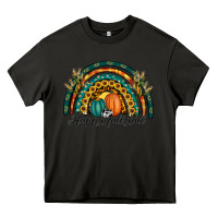 Asphalt happy fall y'all rainbow Heavy Core Tee - RanaPortraitStore