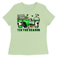 Matcha tis' the season soccer coffee cups Ladies Tee - Zillion Design Studio