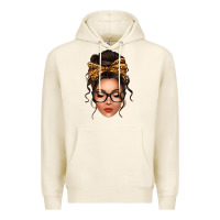 Tofu caucasian leopard messy bun Premium Hoodie - texasbilliewilder