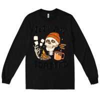 Black let's get toasted camping Long Sleeve Tee - MaliasSmallBusiness
