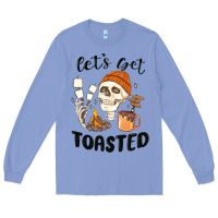 Colony Blue let's get toasted camping Long Sleeve Tee - MaliasSmallBusiness