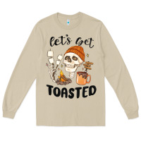 Mushroom let's get toasted camping Long Sleeve Tee - MaliasSmallBusiness