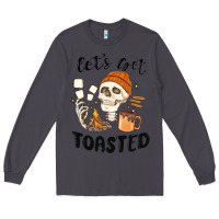 Smoke let's get toasted camping Long Sleeve Tee - MaliasSmallBusiness