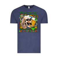 Vintage Denim when you're dead inside but it's st patricks Vintage Tee - Jasminsmagicworld
