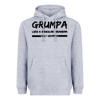 Heather Grey Grumpa Heavyweight Hoodie - Bettercallsaul