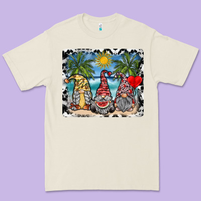 Summer Gnome Mousepad Premium Tee Designed By Sublimationcraftshop