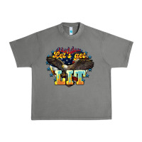 Tornado lets get lit america eagle Urban Heavy Tee - NancyCooperArtShop