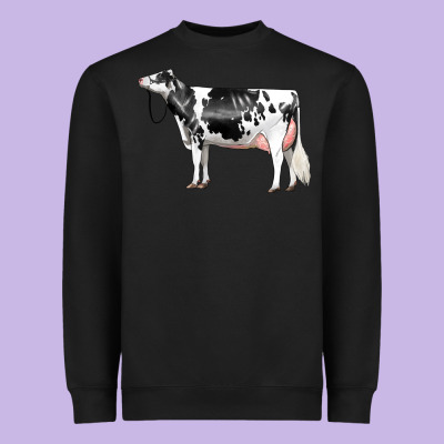 Holstein Dairy Cow Heavyweight Sweatshirt Designed By Lillyallendesigns
