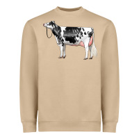 Mushroom Holstein Dairy Cow Heavyweight Sweatshirt - LillyAllenDesigns
