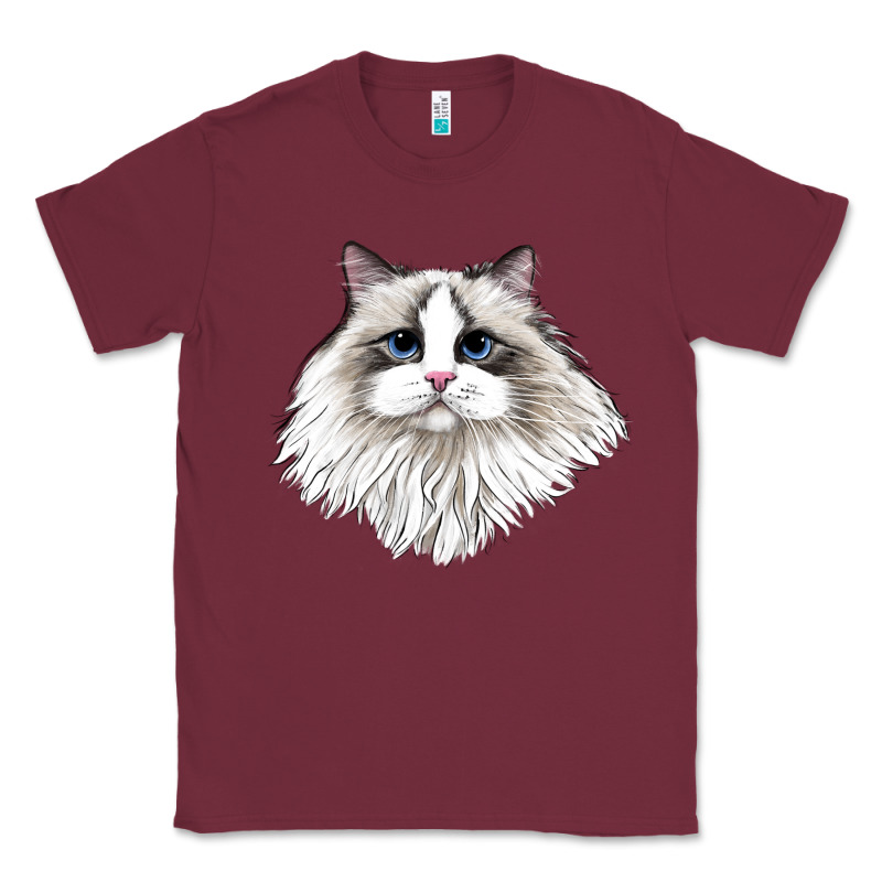 Ragdoll Face Cat Classic Tee by LillyAllenDesigns | Teevron
