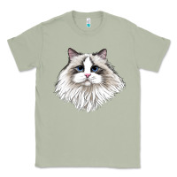 Matcha Ragdoll Face Cat Classic Tee - LillyAllenDesigns