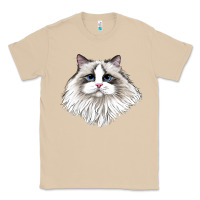 Mushroom Ragdoll Face Cat Classic Tee - LillyAllenDesigns