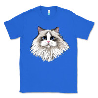 True Royal Ragdoll Face Cat Classic Tee - LillyAllenDesigns