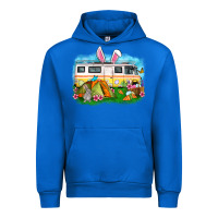 Cobalt Easter Day camper Urban Hoodie - OliviaCreatesArt