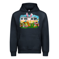 Navy Easter Day camper Urban Hoodie - OliviaCreatesArt