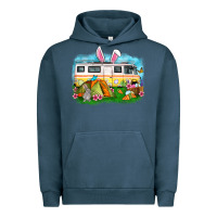 Pigment Midnight Navy Easter Day camper Urban Hoodie - OliviaCreatesArt