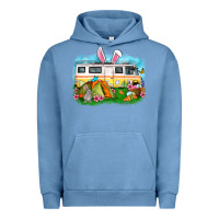 Pigment Pebble Blue Easter Day camper Urban Hoodie - OliviaCreatesArt