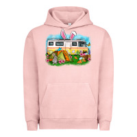 Pigment Salmon Easter Day camper Urban Hoodie - OliviaCreatesArt
