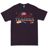Plum American Teacher 4th of July Premium Tee - CowGirlArtShop