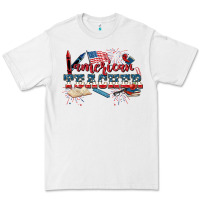 White American Teacher 4th of July Premium Tee - CowGirlArtShop