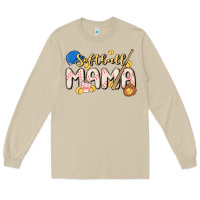 Mushroom softball MAMA Long Sleeve Tee - MaliasSmallBusiness