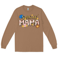 Toasted Coconut softball MAMA Long Sleeve Tee - MaliasSmallBusiness