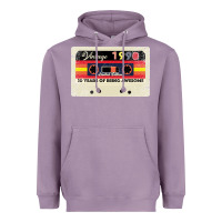 Lavender 30th birthday 30 years 1990 retro tape cassette Heavyweight Hoodie - Bettercallsaul