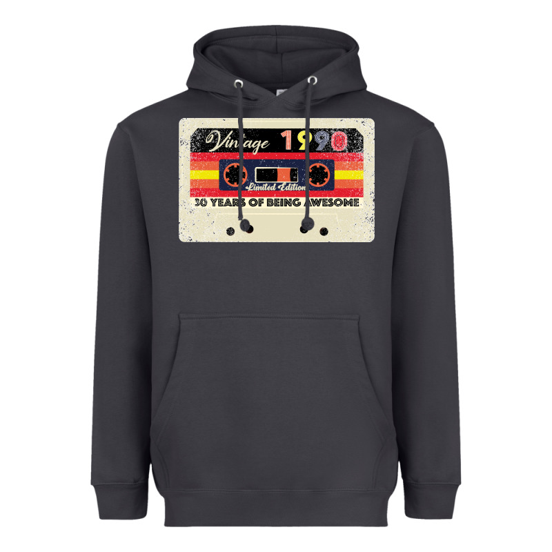 30th Birthday 30 Years 1990 Retro Tape Cassette Heavyweight Hoodie by Bettercallsaul | Teevron