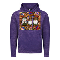 Cloud Purple camouflage gnomes american flag star leopard Vintage Hoodie - Artiststas