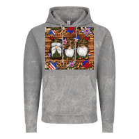 Cloud Rock camouflage gnomes american flag star leopard Vintage Hoodie - Artiststas