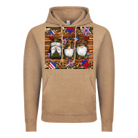 Vintage Coffee camouflage gnomes american flag star leopard Vintage Hoodie - Artiststas