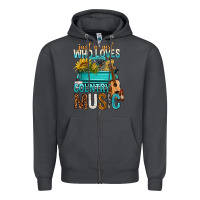 Smoke Just A Girl Who Loves Country Music Zipper Hoodie - BundleAndBundleShop
