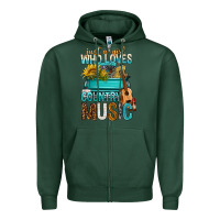 Sports Green Just A Girl Who Loves Country Music Zipper Hoodie - BundleAndBundleShop