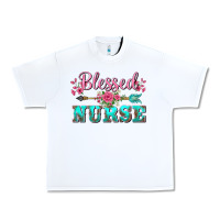 White western blessed nurse pink floral arrow Urban Heavy Tee - BarkalooDesign