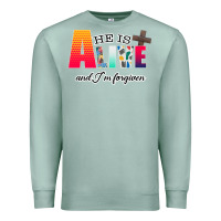 Seafoam He is Alive Premium Sweatshirt - Bettercallsaul