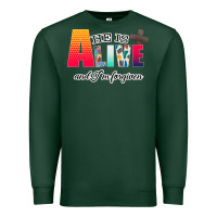 Sports Green He is Alive Premium Sweatshirt - Bettercallsaul