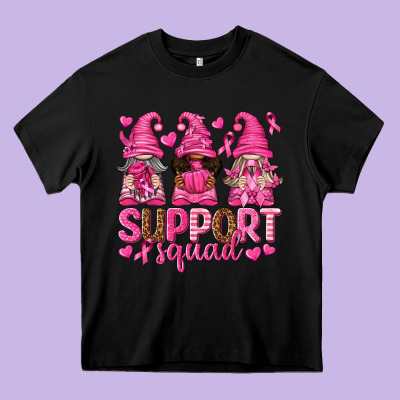 Support Squad With Gnomes Heavy Core Tee Designed By Texasbilliewilder