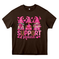 Chocolate Brown Support Squad with Gnomes Heavy Core Tee - texasbilliewilder