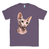 Lavender Sphynx Cat Classic Tee - LillyAllenDesigns