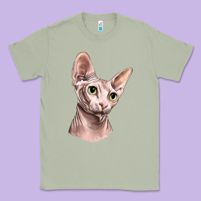 Sphynx Cat Classic Tee Designed By Lillyallendesigns