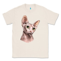 Natural Sphynx Cat Classic Tee - LillyAllenDesigns