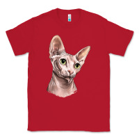 Red Sphynx Cat Classic Tee - LillyAllenDesigns