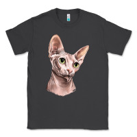 Smoke Sphynx Cat Classic Tee - LillyAllenDesigns