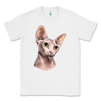 White Sphynx Cat Classic Tee - LillyAllenDesigns
