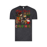 Vintage Black when you're dead inside but it's christmas Vintage Tee - Jasminsmagicworld