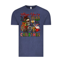 Vintage Denim when you're dead inside but it's christmas Vintage Tee - Jasminsmagicworld